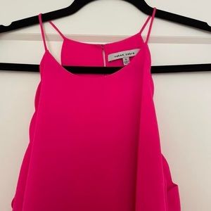 Pink Scallop Tank Top